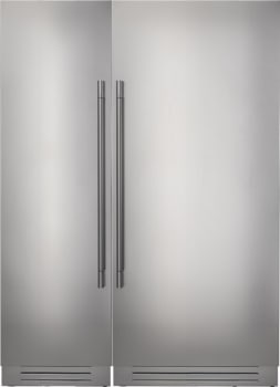 Fulgor Milano 700 Series FMREFR21 - Side-by-Side Stainless Steel Refrigerator and Freezer Set