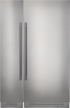 Fulgor Milano 700 Series FMREFR22 - Side-by-Side Stainless Steel Refrigerator and Freezer Set