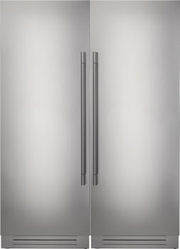 Fulgor Milano 700 Series FMREFR23 - Side-by-Side Stainless Steel Refrigerator and Freezer Set