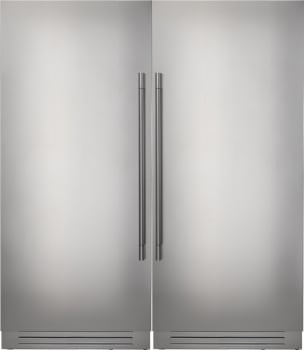 Fulgor Milano 700 Series FMREFR28 - Side-by-Side Stainless Steel Refrigerator and Freezer Set