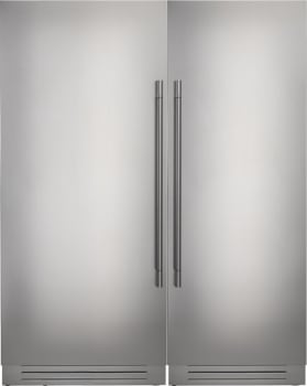 Fulgor Milano 700 Series FMREFR29 - Side-by-Side Stainless Steel Refrigerator and Freezer Set