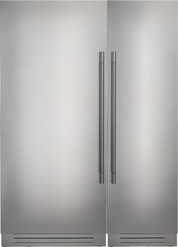 Fulgor Milano 700 Series FMREFR30 - Side-by-Side Stainless Steel Refrigerator and Freezer Set