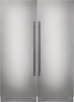 Fulgor Milano 700 Series FMREFR32 - Side-by-Side Stainless Steel Refrigerator and Freezer Set