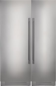 Fulgor Milano 700 Series FMREFR33 - Side-by-Side Stainless Steel Refrigerator and Freezer Set