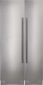 Fulgor Milano 700 Series FMREFR36 - Side-by-Side Stainless Steel Refrigerator and Freezer Set