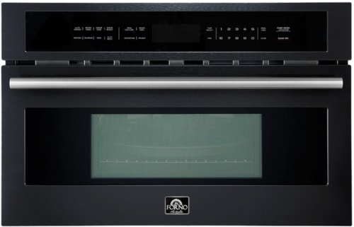 Forno Oliena FMWDR309330BLK - 30 Inch Built-In Microwave Convection Oven in Front View