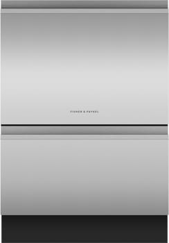 Fisher & Paykel Series 9 DD24DT4NX9 - 24 Inch Built-In Under Smart Double DishDrawer™ Dishwasher with 14 Place Setting Capacity