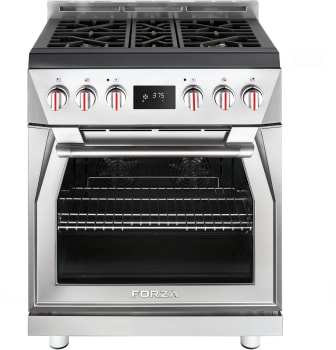Forza FR304DF - 30 Inch Freestanding Professional Dual Fuel Range in Front View