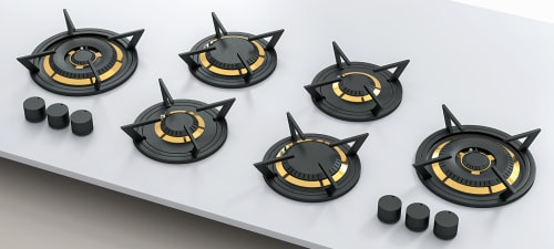 Tulip Cooking Fraser TC19621 - Six Burner Modular Gas Cooktop