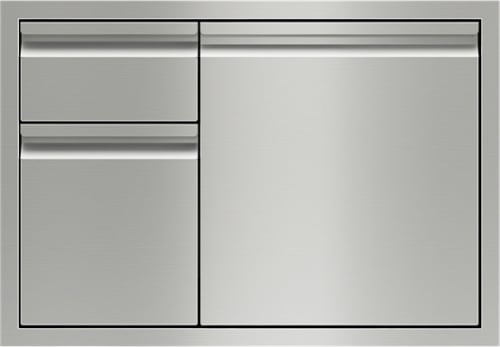 Wolf 827607 30 Inch Stainless Steel Combination Double Drawers And