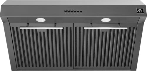 Forno Espresso - Bari FRHUC525530BLK - Espresso - Bari 30 Inch Under Cabinet Range Hood in Front View