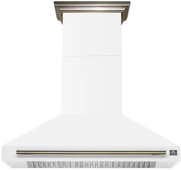Forno Aria FRHWM509548WHT - Aria 48 Inch Wall-Mounted Range Hood