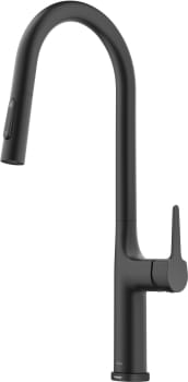 Kraus Oletto Series KTF3101MB - Tall Modern Single-Handle Touch Kitchen Sink Faucet with Pull Down Sprayer in Matte Black