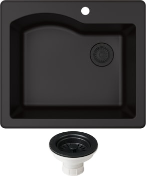 Kraus Quarza Series KGD441BLACKPST1BL - Front