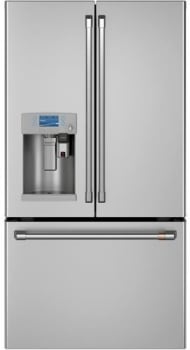 Cafe CFE28UP2MS1 36 Inch French Door Smart Refrigerator with 27.8