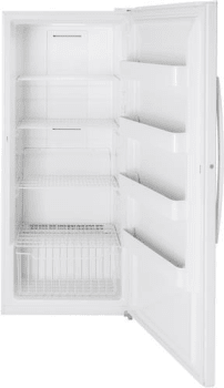 GE FUF21SMRWW 33 Inch Freestanding Upright Freezer with 21.3 cu. ft ...