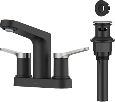 Kraus Indy™ Series FUS14102SFBNMB - 2 Handle Centerset Bathroom Faucet