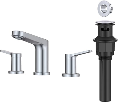 Kraus Indy™ Series FUS14103CH - 2 Handle 8-Inch Widespread Bathroom Faucet with 1.2 GPM Flow Rate