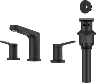Kraus Indy™ Series FUS14103MB - 2 Handle 8-Inch Widespread Bathroom Faucet with 1.2 GPM Flow Rate