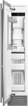 Smeg FZU18LX - UNIVERSAL 18 Inch Freezer Column in Opened View
