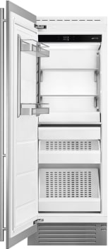 Smeg FZU30LX - UNIVERSAL 30 Inch Freezer Column in Opened View