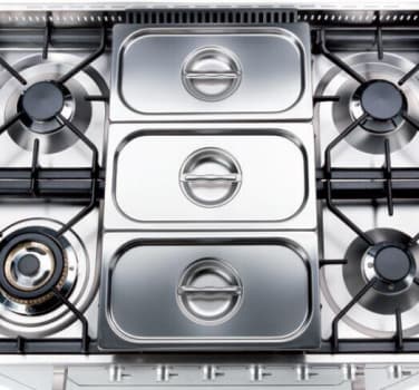 Ilve G00201 - Bain-Marie (3 Stainless Steel Basins)