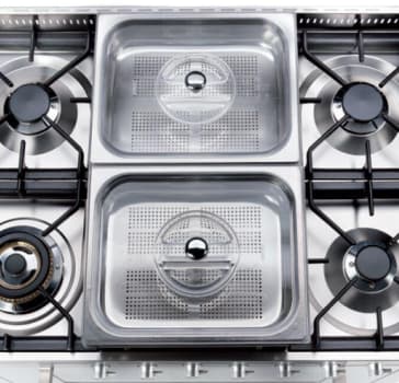 Ilve G00202 - Stainless Steel Steam Cooker Basins