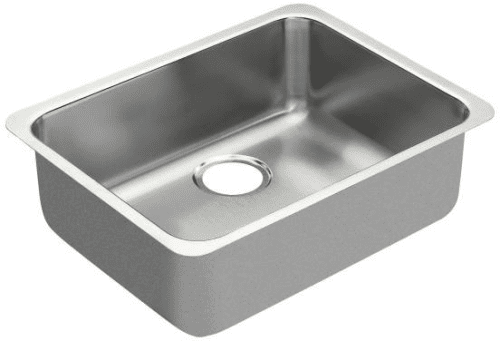 Moen G18195 18 in.x23 in. stainless steel 18 gauge single bowl sink