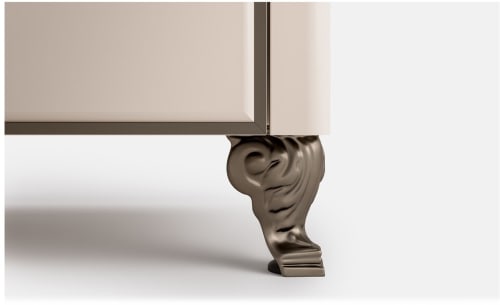 Ilve G4221218 - Decorative Scroll Claw Leg in Bronze