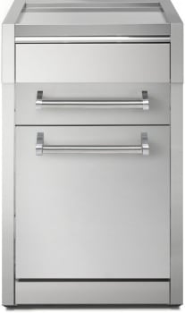 Steel Cucine Genesi Series GQ4CPSS - 18 Inch Kitchen SideWork Table Cabinet with 3 Drawers