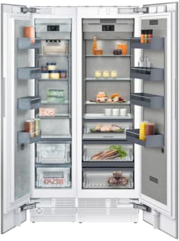 Gaggenau 400 Series GAREFFR24181 - Gaggenau Side-by-Side Refrigerator Freezer Column Set