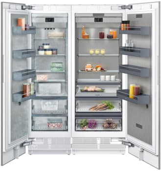 Gaggenau 400 Series GAREFFR30241 - Gaggenau Side-by-Side Refrigerator Freezer Column Set