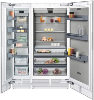 Gaggenau 400 Series GAREFFR36181 - Gaggenau Side-by-Side Refrigerator Freezer Column Set