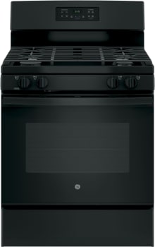 GE JGB645DEKBB - Black Front View