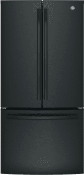 GE GNE25JGKBB - Black Front View