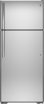GE GAS18PSJSS 28 Inch Top-Freezer Refrigerator with 17.5 cu. ft ...