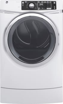 GE RightHeight Design Series GFD49ERSKWW - GE RightHeight Dryer in White