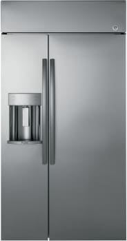 GE Profile PSB48YSKSS - GE Profile 48 Inch Built-In Side-by-Side Refrigerator with Water & Ice Dispenser
