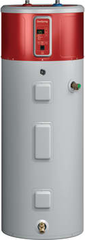 GE GEH80DFEJSR 25 Inch Hybrid Electric Water Heater with 80