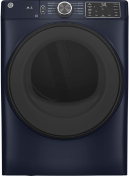 GE GFD55GSPRRS - 28 Inch Gas Smart Dryer with 7.8 cu. ft. Capacity (Front View)