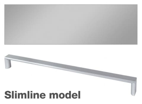 Miele Slimline Series GFVI451077 - Clean Touch Steel Door Panel - Square Handle