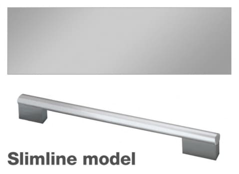 Miele Slimline Series GFVI459771 - Clean Touch Steel Door Panel - Straight Handle