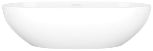 Rohl Barcelona VBBAR64NO - 13 Inch Oval Vessel Bathroom Sink with Drain Hole Center