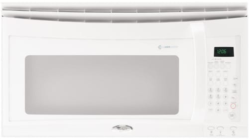 Whirlpool Gh5176xpq 1 7 Cu Ft Microwave Hood Combination W Accuwave Power System 6th Sense Cooking White