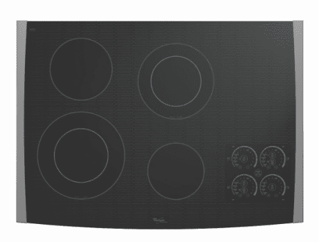 Whirlpool Gjc3055rs 30 Inch Smoothtop Electric Cooktop With 2
