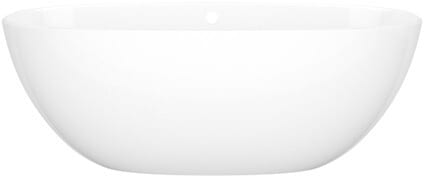 Rohl Barcelona BA4MNSMOF - 29 Inch Freestanding Soaking Bathtub With Overflow Hole