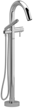 Rohl RIU™ TRU39C - Single Hole Floor Mount Tub Filler Trim in Chrome