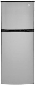 GE GPV10FSNSB 24 Inch Top Freezer Refrigerator with 9.8 Cu. Ft ...
