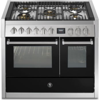 Steel Cucine Genesi Series GQY10SF4MBA - 40 Inch Freestanding Dual Fuel Range