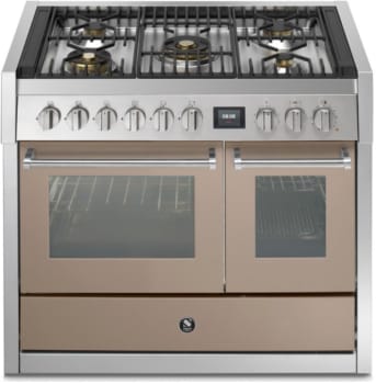 Steel Cucine Genesi Series GQY10SF4MSA - 40 Inch Freestanding Dual Fuel Range